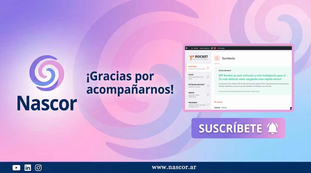 Pasos para descargar WP Rocket gratis en WordPress