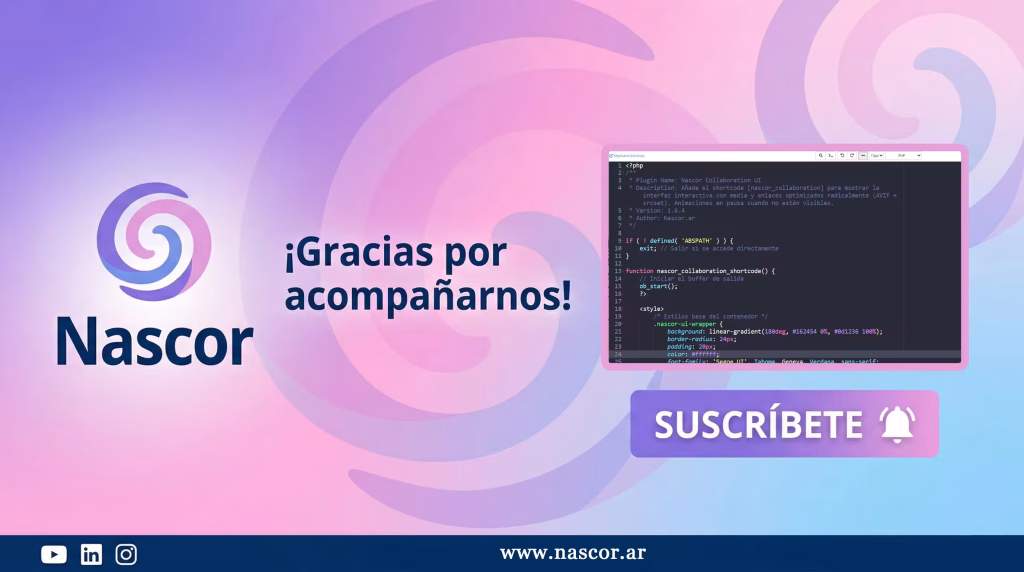 Vista previa del plugin de interfaz interactiva para WordPress Nascor